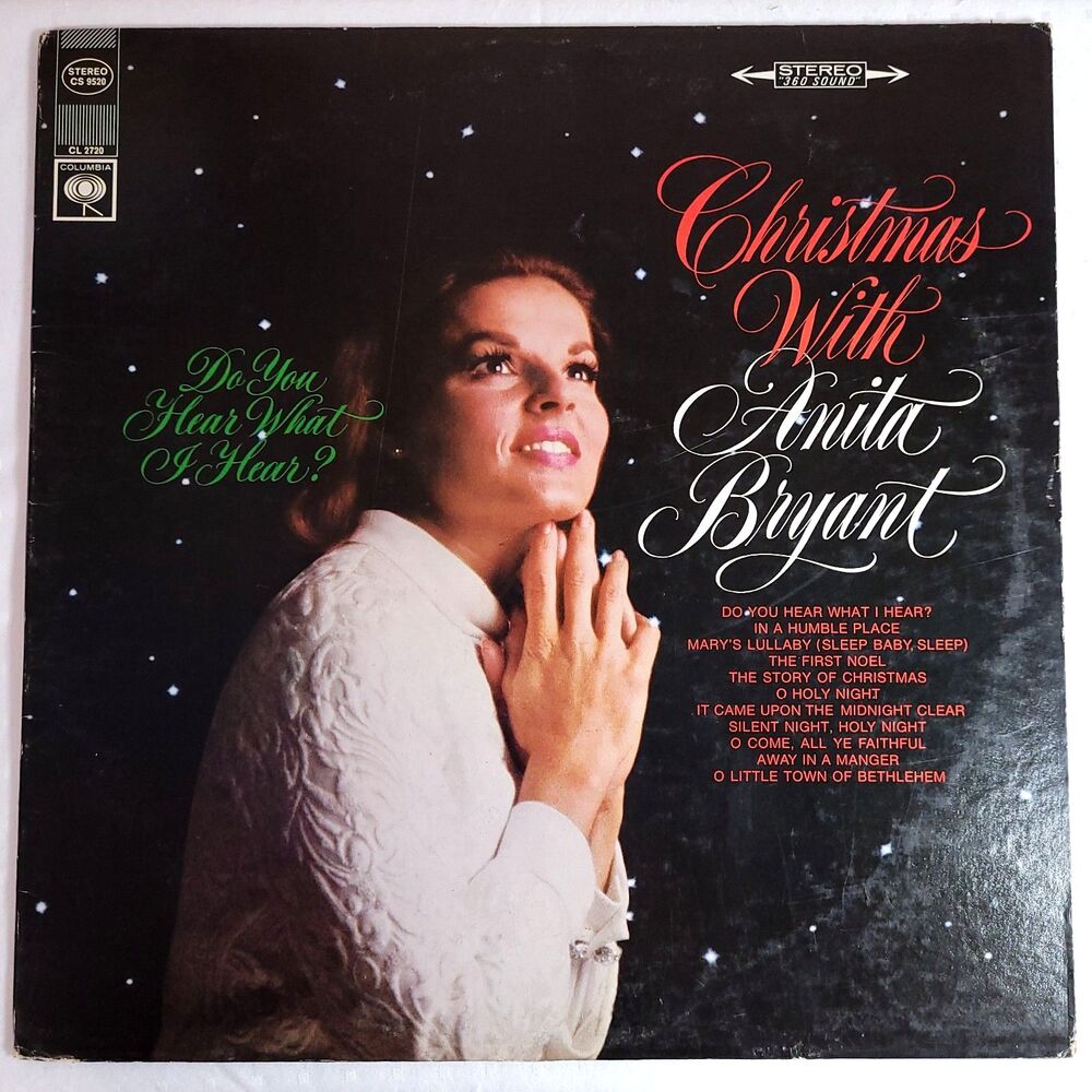 Anita Bryant LP “Do You Hear What I Hear? Christmas With” Columbia Pop Holiday